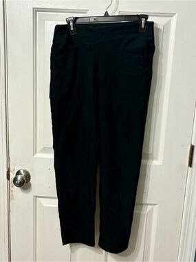 Lady Hagen Black Straight-Leg High-Waist Pants